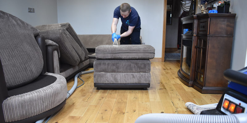 L-shaped 5 Seater Sofa Cleaning London