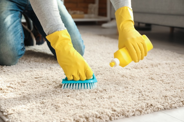 How to Get Ground in Dirt Out of Carpet